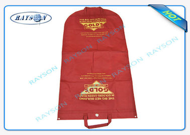 Non il bene durevole delle borse del tessuto ha personalizzato la copertura non tessuta stampata del vestito con la chiusura lampo per uso e la vendita al dettaglio domestici
