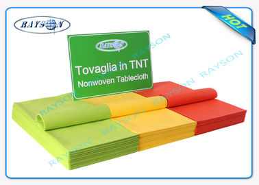 Tovaglie eliminabili non non tessute stampate del tessuto di Spunbond pp del rotolo della copertura della Tabella di TNT piccole