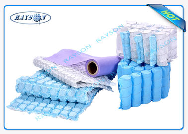 Tessuto bianco/colore blu/del nero buon forza pp Spunbond non per la stoffa per trapunte del materasso e la copertura della primavera