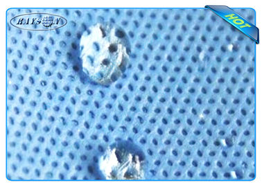 Dell'acqua della prova del modello ovale di colore di SMS tessuto bianco non per il polsino della gamba del tovagliolo sanitario