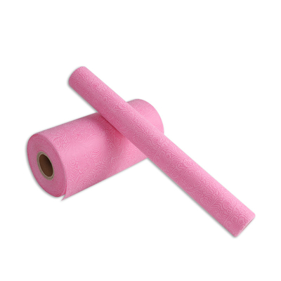 Materiale da imballaggio regalo in carta da imballaggio non tessuta in pp goffrato rosa