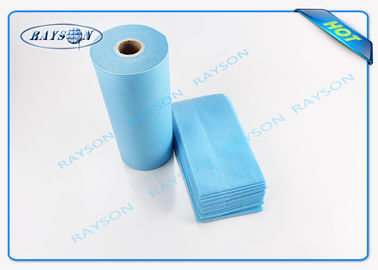 Il rotolo non tessuto eliminabile di Spunbond usato per il lenzuolo ha personalizzato il colore e la dimensione