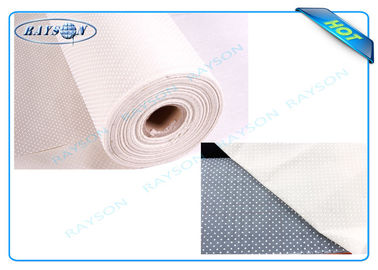 tessuto bianco o grigio di 160cm-240cm dei pp della mobilia non con il PVC Dot Used come coperture inferiori del materasso o del sofà
