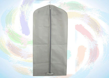 Polipropilene Spunbond che stampa le borse non non tessute del tessuto della chiusura lampo della copertura del vestito
