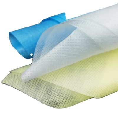 Tessuto blu di colore pp non con resistente di acqua laminato film del PE