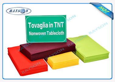 Dimensione su misura tovaglia non tessuta resistente all'uso dei pp Spunbond
