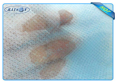 Colore bianco del tessuto medico idrofilo del polipropilene di uso medico non o colore blu
