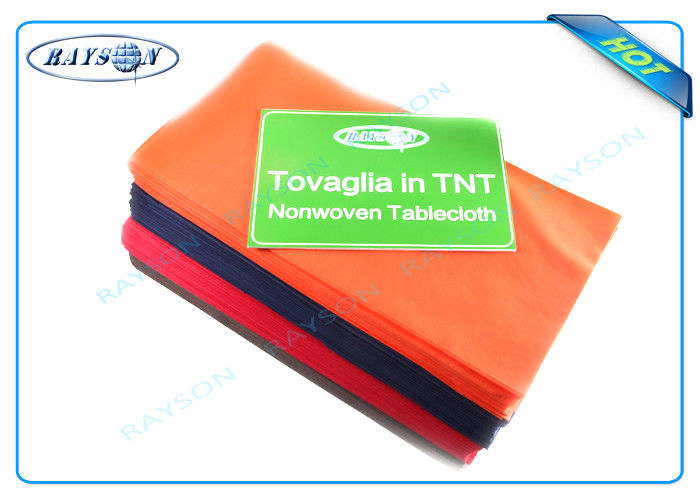 Tovaglia non tessuta eliminabile di dimensione di taglio per popolare all'aperto di Resturant usato